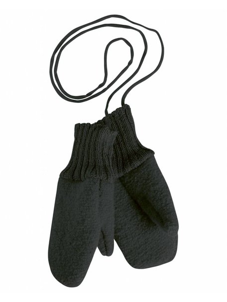 Disana Mittens Boiled Wool - Anthracite