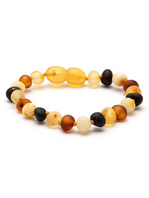 Amber Amber Ladies bracelet 18cm - multi raw