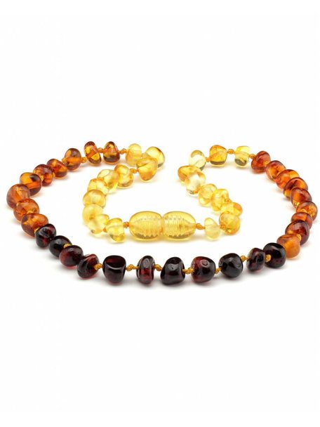 Amber Amber Kids Necklace 38 cm - Rainbow