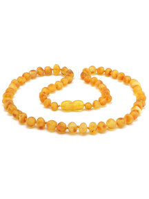 Amber Amber Ladies Necklace 45cm - honey raw