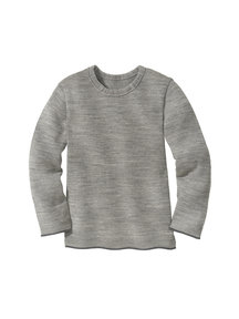 Disana Merino wool children's jumper - gray/anthracite