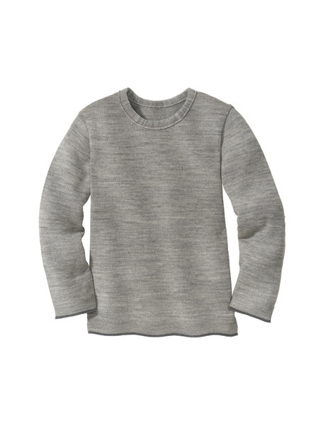 Disana Merino wool children's jumper -gray/anthracite