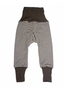 Cosilana Baby Pants Striped Wool/Silk - Brown