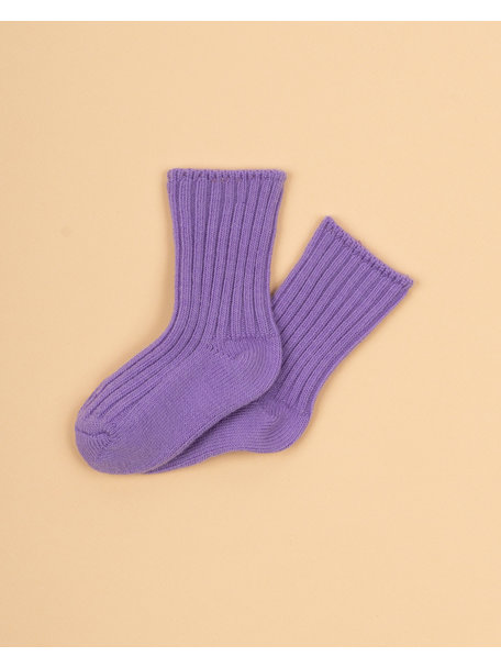 Joha Wool children's socks - lilac