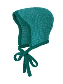 Disana Baby bonnet merino wool - pacific/lagoon