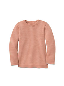 Disana Merino wool children's jumper - rose/grey Disana Merino wool children's jumper - rose/grey