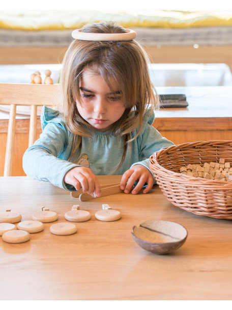 Grapat Wooden Coins to count