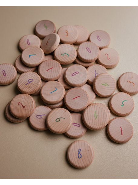 Grapat Wooden Coins to count