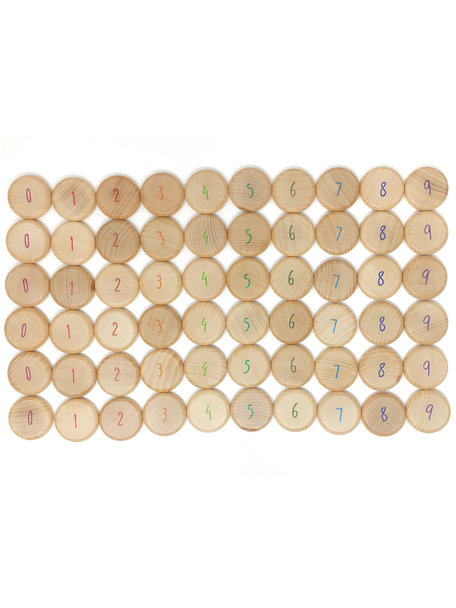 Grapat Wooden Coins to count