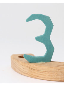Grimm's Decorative Figure Set - Numbers 1-5 Blue