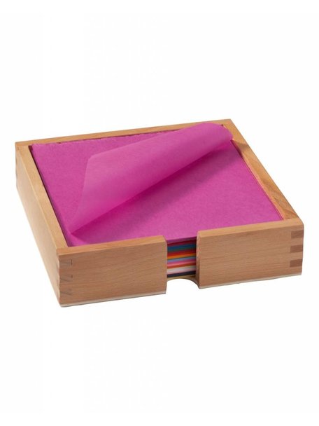 Mercurius Japanese silk paper in wooden tray