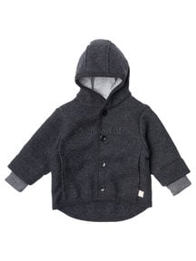 Disana Boiled wool jacket - Anthracite