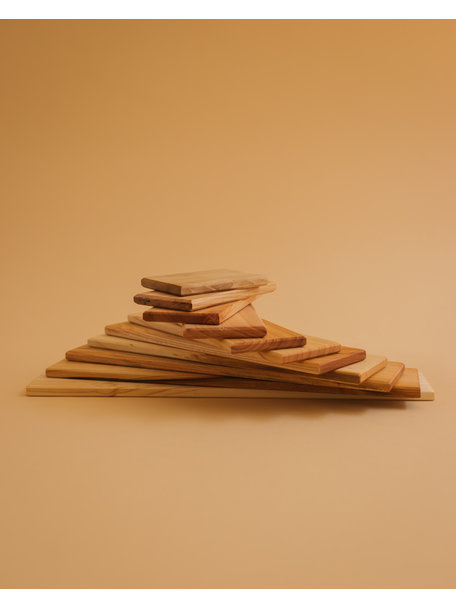 Spelenderwijs leren Wooden building boards 11-piece