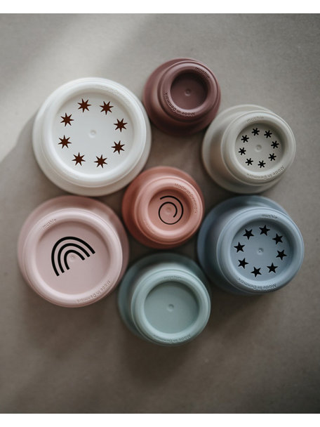 Mushie Stacking cups