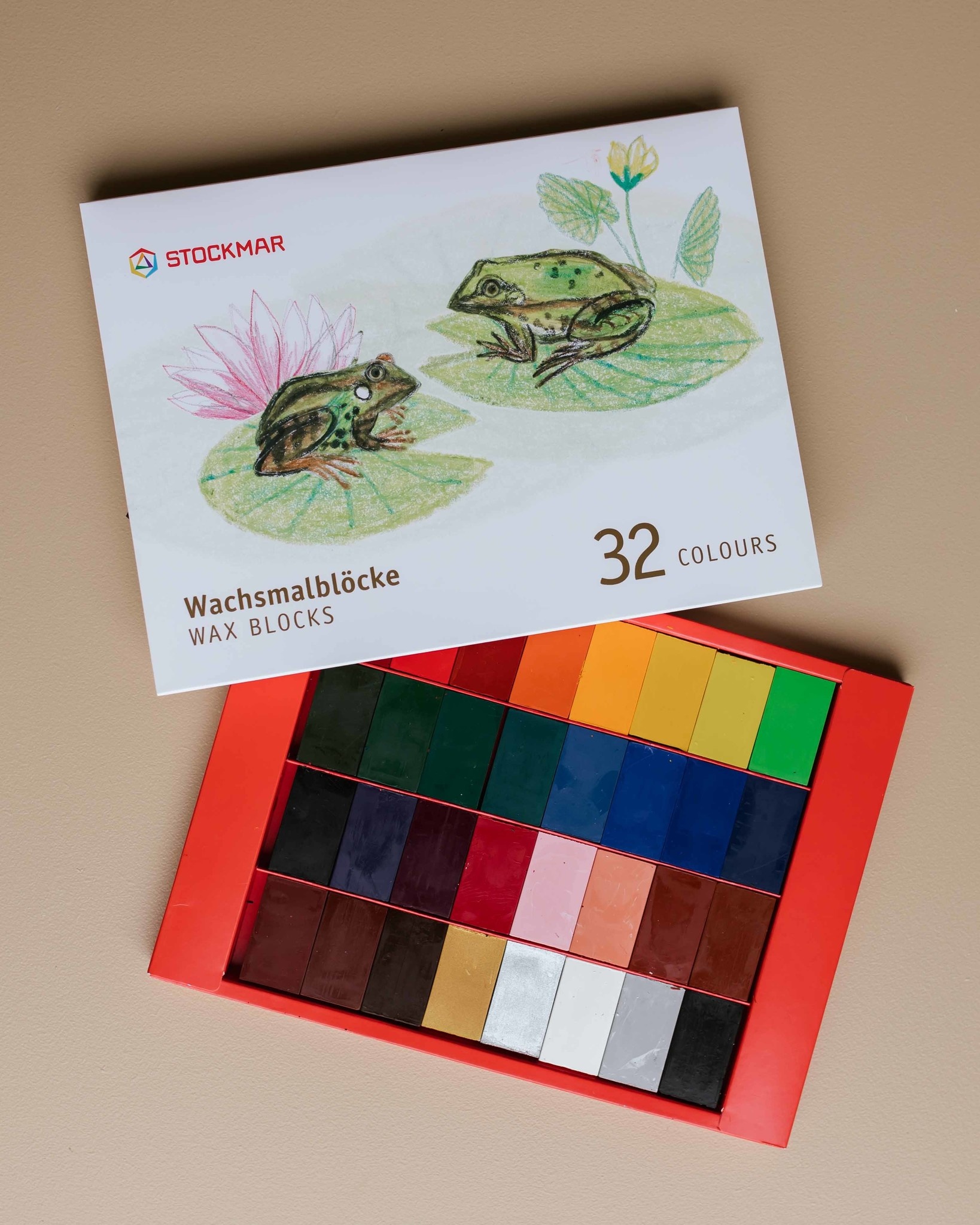 Stockmar Beeswax Drawing Cubes 32 pieces Ziloen