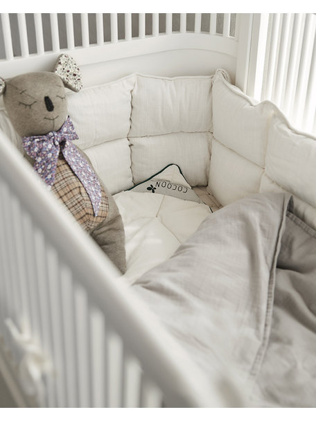 Cocoon Company Bed bumper cot - dusted brown