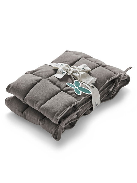 Cocoon Company Bed bumper cot - dusted brown