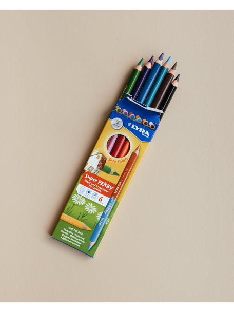 Lyra Super ferby duo pencils - 6 pcs