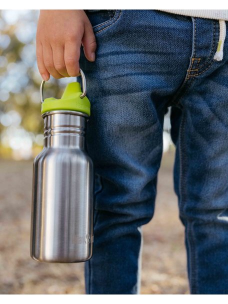 Klean Kanteen Kid Kanteen sippy bottle 355 ml - stainless steel