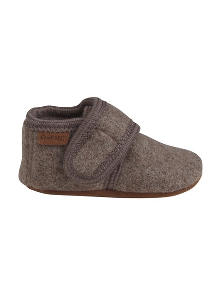 En Fant Wool slipper - walnut