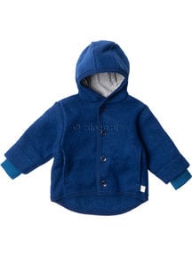 Disana Boiled wool jacket- dark blue