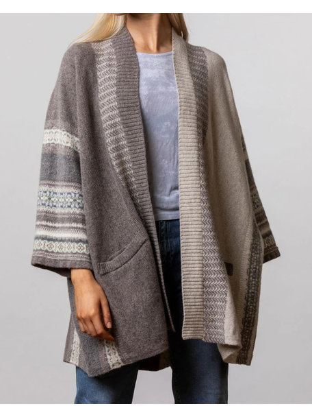 Eribé Blanket coat - edelweiss