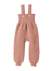 Disana Knitted dungarees - rose