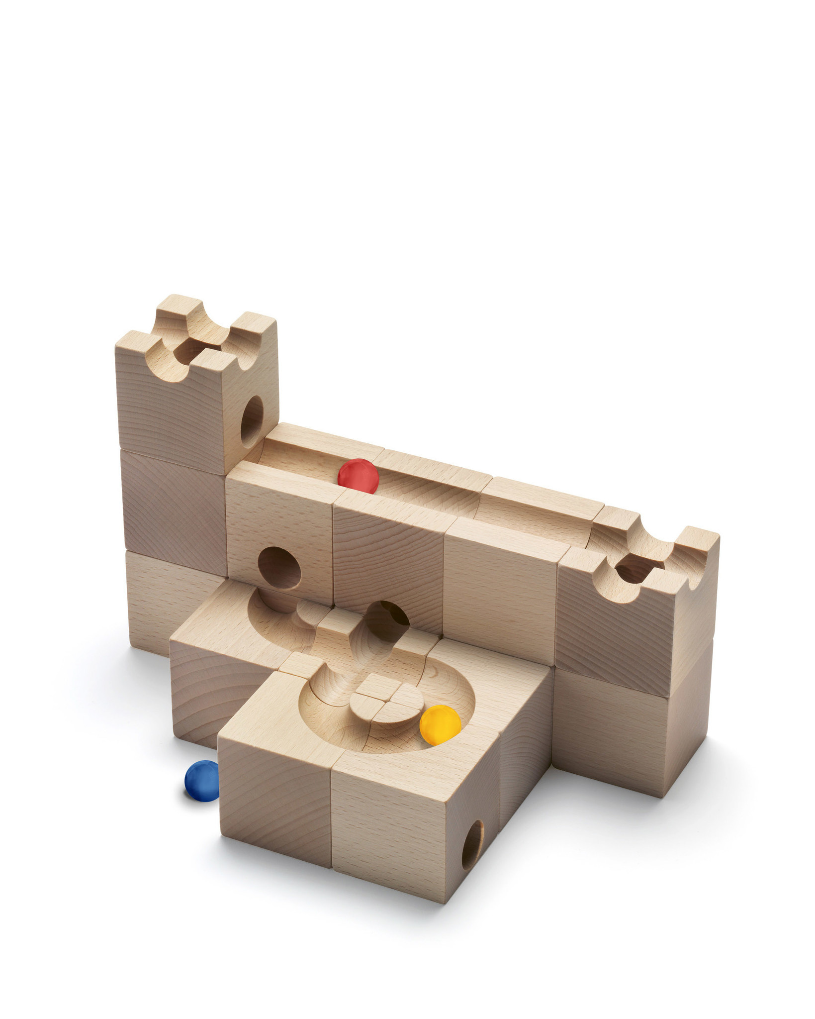 Cuboro Wooden marble run - Standard 16 | Ziloen - Ziloen