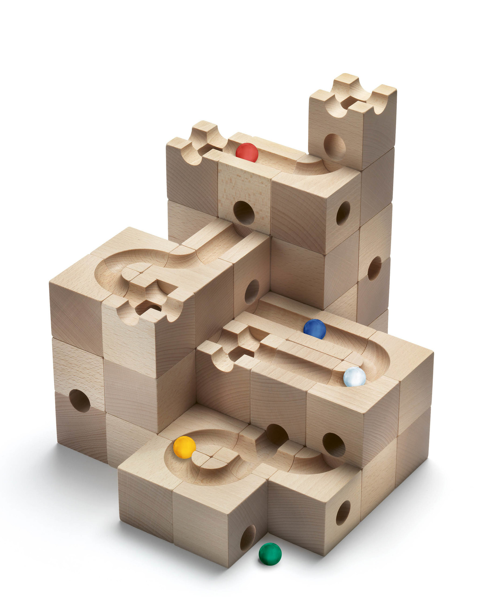 Cuboro Wooden marble run Standard 50 Ziloen Ziloen
