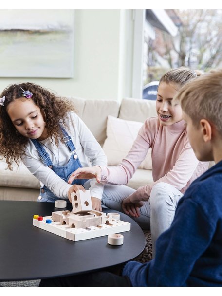 Cuboro Wooden marble run - Tricky ways board game