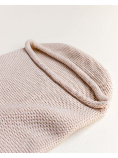 Hvid Baby cocoon merino wool - oat