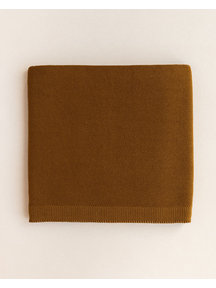 Hvid Cotton summerblanket Deedee - caramel