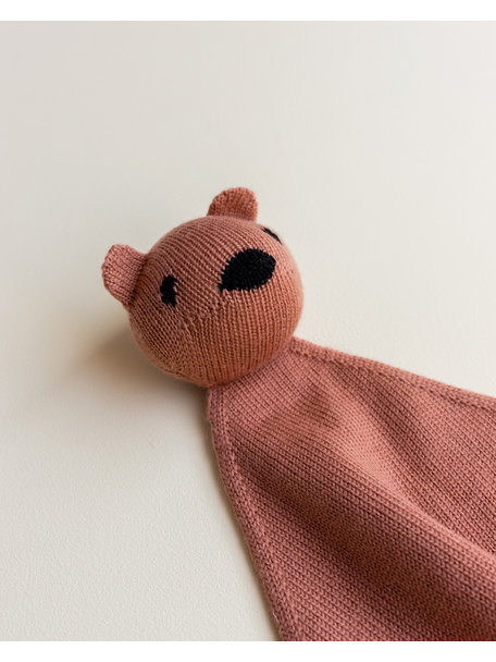 Hvid Teddy Tokki Cuddle Cloth - Brick