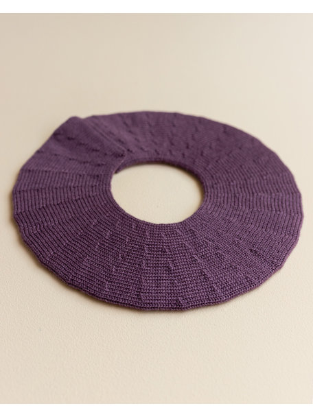 Hvid Merino Wool Collar - viola