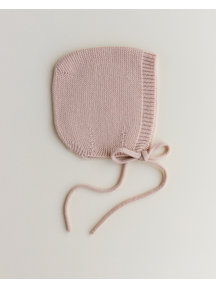 Hvid Merino Wool Bonnet - apricot