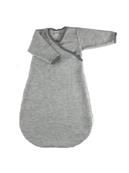 Lilano Woolen wrap sleeping bag - grey/natural