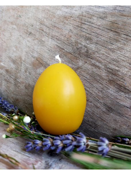 De Muisjes Beeswax candle - egg