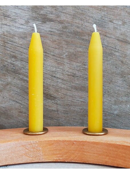 De Muisjes Beeswax candles 12 pcs - 10 cm
