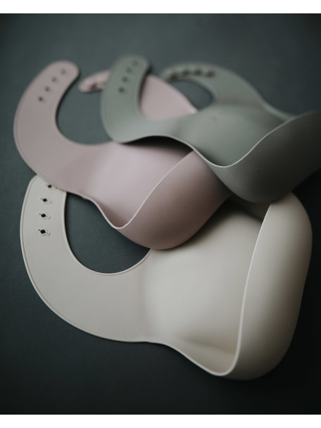 Mushie Silicone Baby Bib - Sparrow