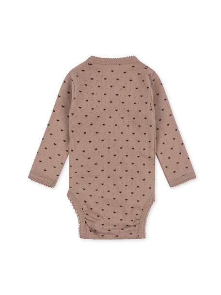 Konges Sløjd Newborn wrap-around body minnie - du coeur sparrow