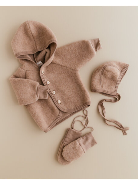 Unaduna X Engel Mittens Wool Fleece - semla