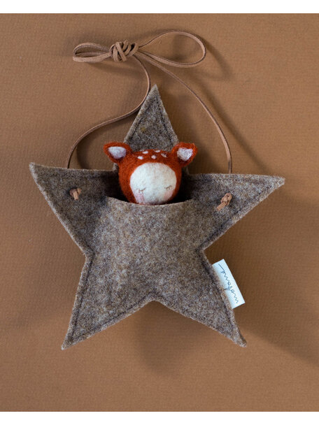 Studio Motane Fawn with star pocket - rust