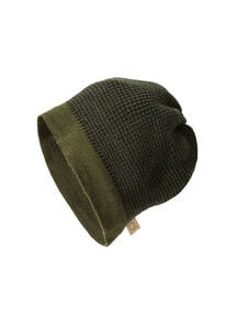 Disana Beanie Organic Wool - olive/anthracite