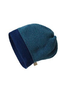 Disana Beanie Organic Wool - dark blue/lagoon