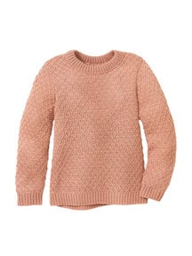 Disana Aran sweater - pink