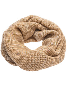 Disana Adult loop scarf - caramel/natural