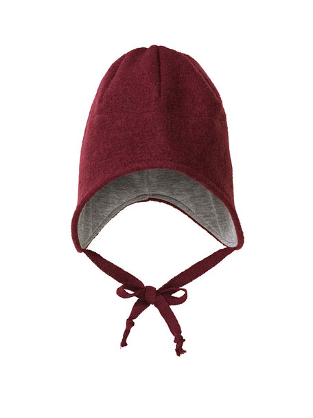 Disana Boiled Wool Hat - cassis