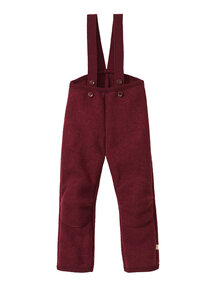 Disana Dungarees boiled wool - cassis