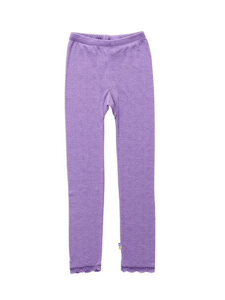 Joha Children's legging wool/silk - purple