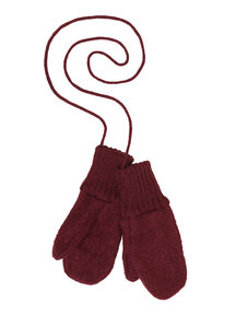 Disana Mittens Boiled Wool - cassis